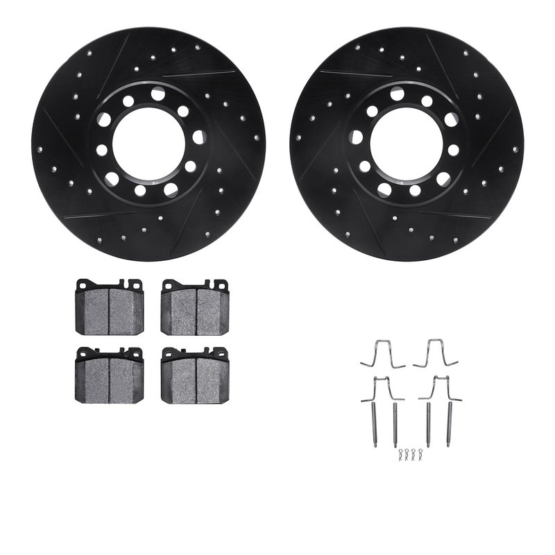 Dynamite Friction 8512-63170 Disc Brake Kit - Front