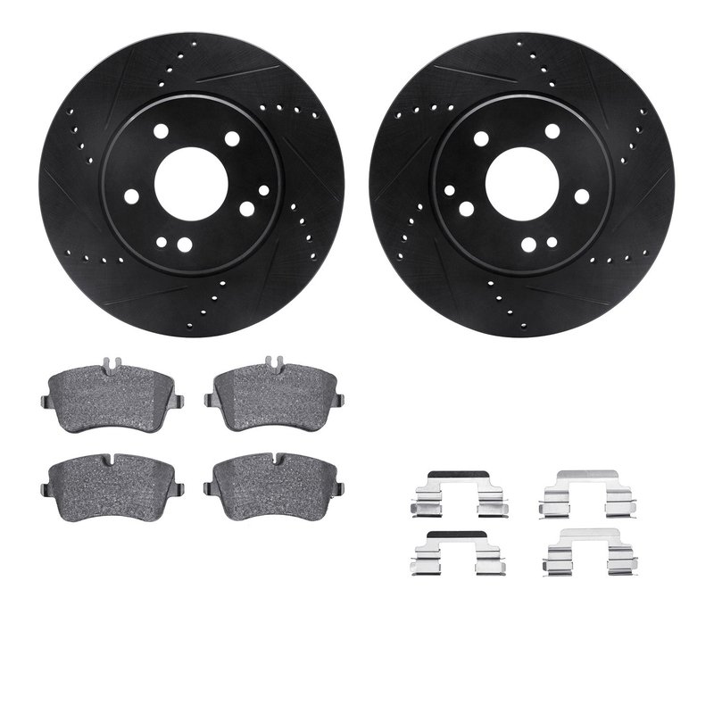 Dynamite Friction 8512-63296 Disc Brake Kit - Front