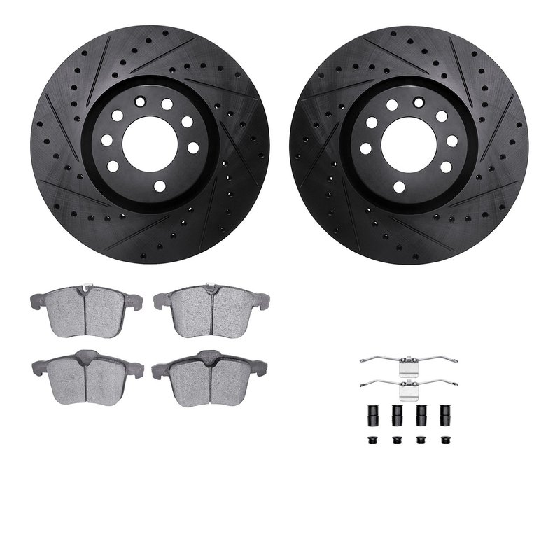 Dynamite Friction 8512-65020 Disc Brake Kit - Front