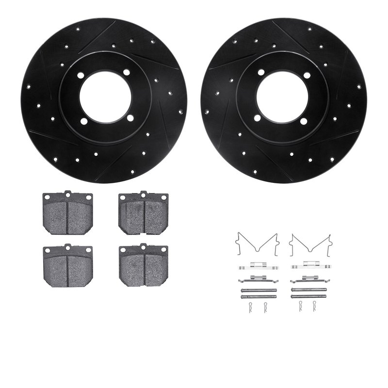 Dynamite Friction 8512-67004 Disc Brake Kit - Front
