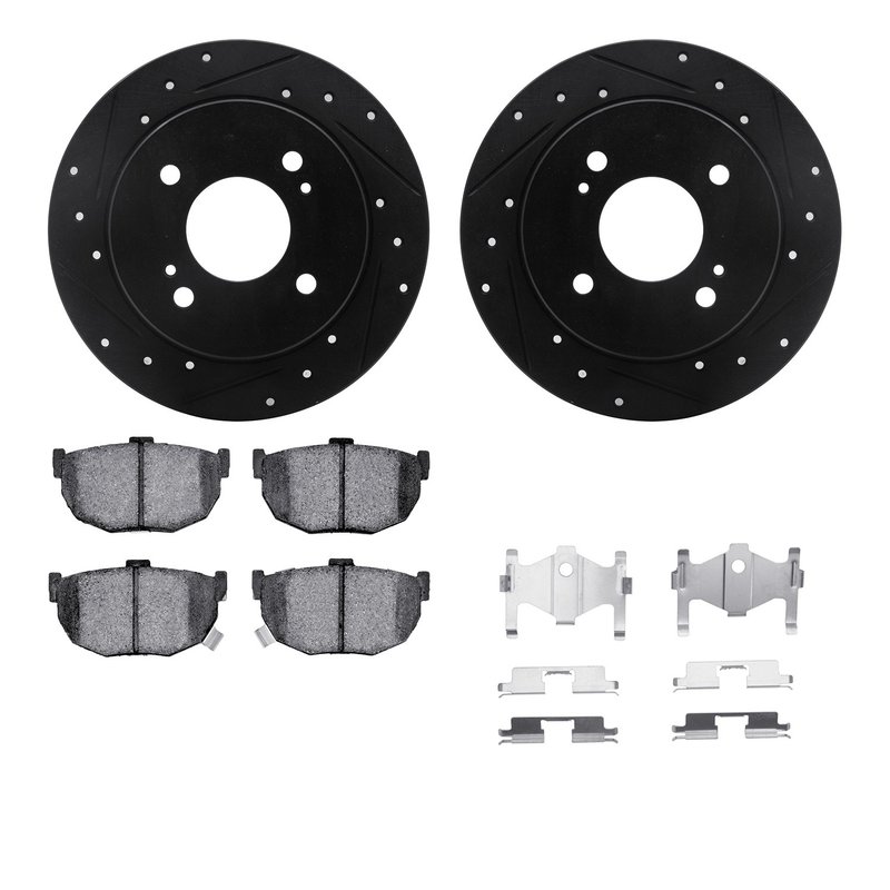 Dynamite Friction 8512-67012 Disc Brake Kit - Rear