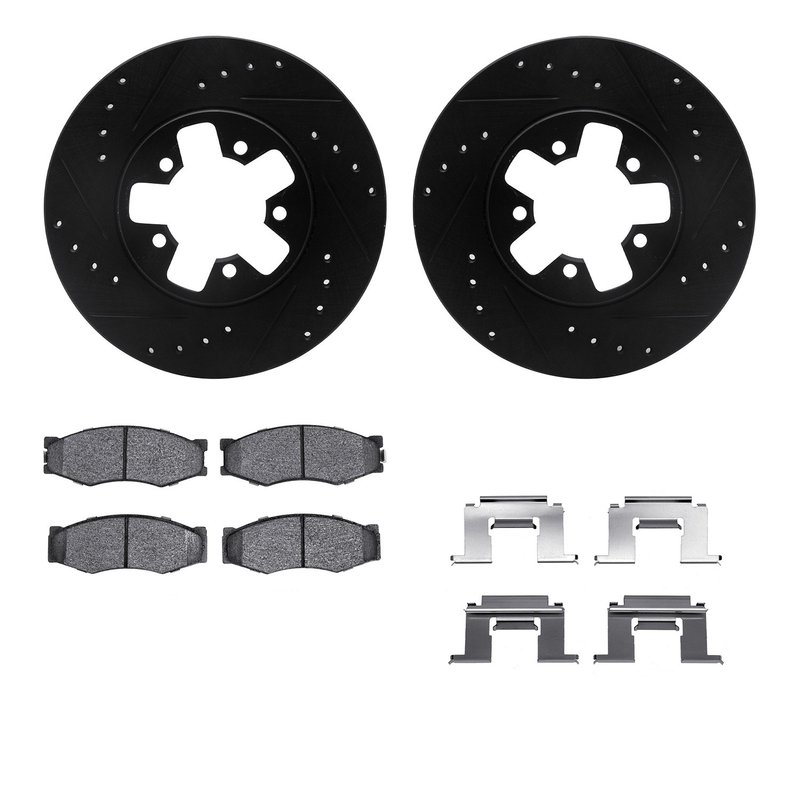Dynamite Friction 8512-67016 Disc Brake Kit - Front