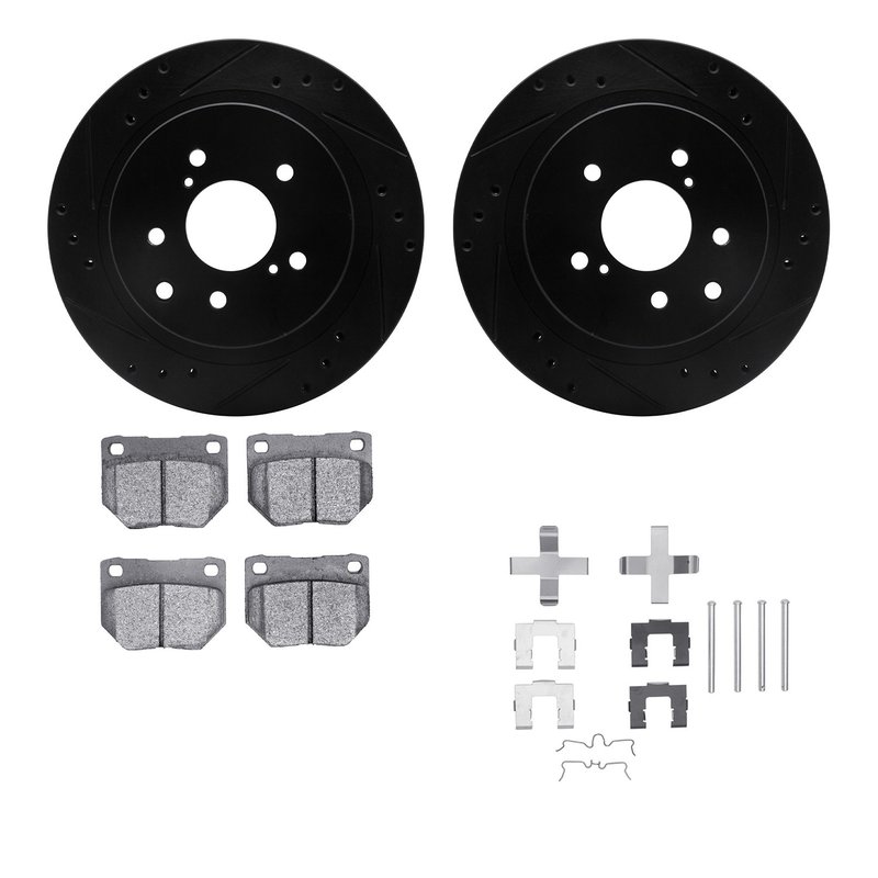 Dynamite Friction 8512-67035 Disc Brake Kit - Rear