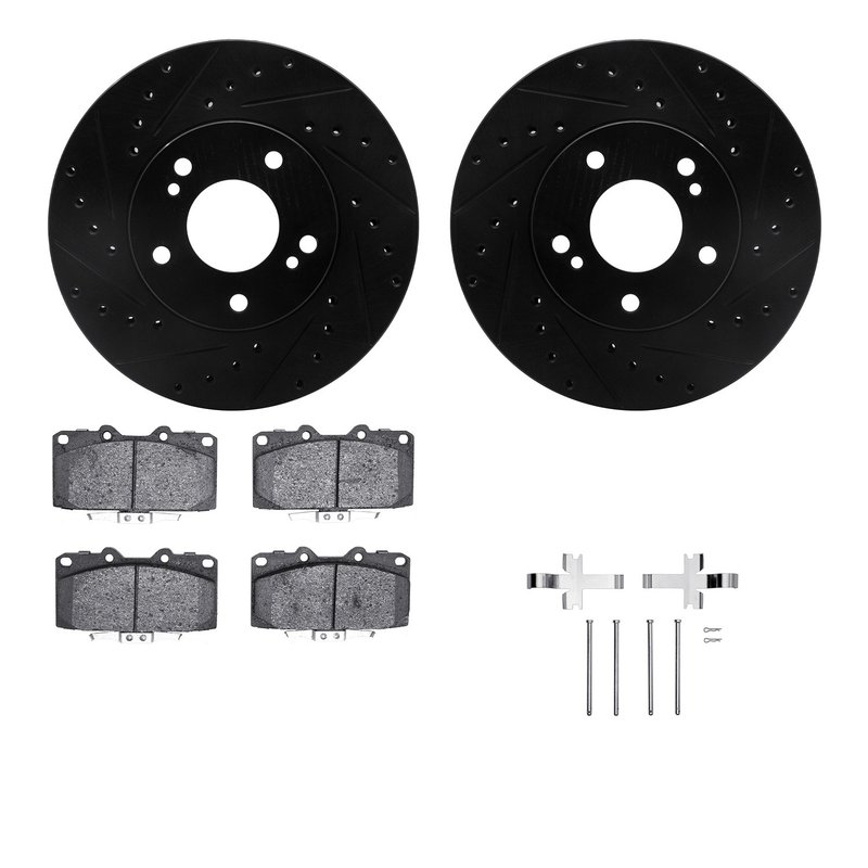 Dynamite Friction 8512-67036 Disc Brake Kit - Front