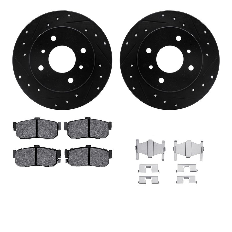 Dynamite Friction 8512-67038 Disc Brake Kit - Rear