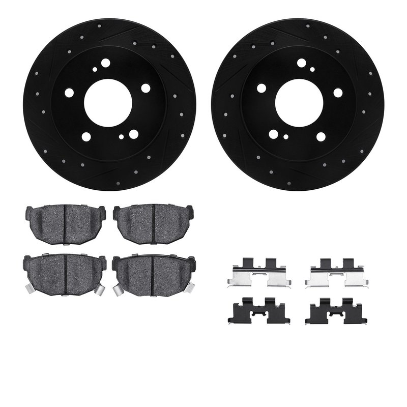 Dynamite Friction 8512-67053 Disc Brake Kit - Rear