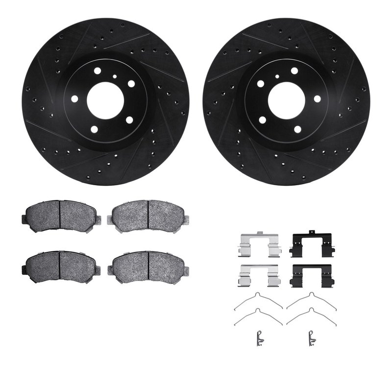 Dynamite Friction 8512-67060 Disc Brake Kit - Front
