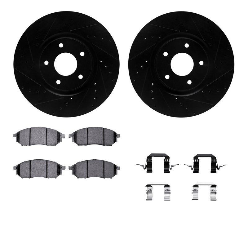 Dynamite Friction 8512-67070 Disc Brake Kit - Front