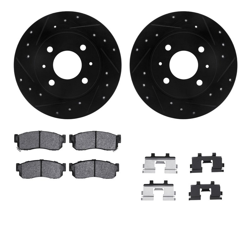 Dynamite Friction 8512-67074 Disc Brake Kit - Front