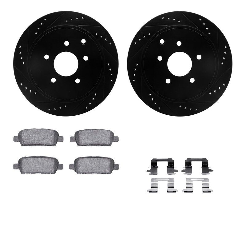 Dynamite Friction 8512-67102 Disc Brake Kit - Rear