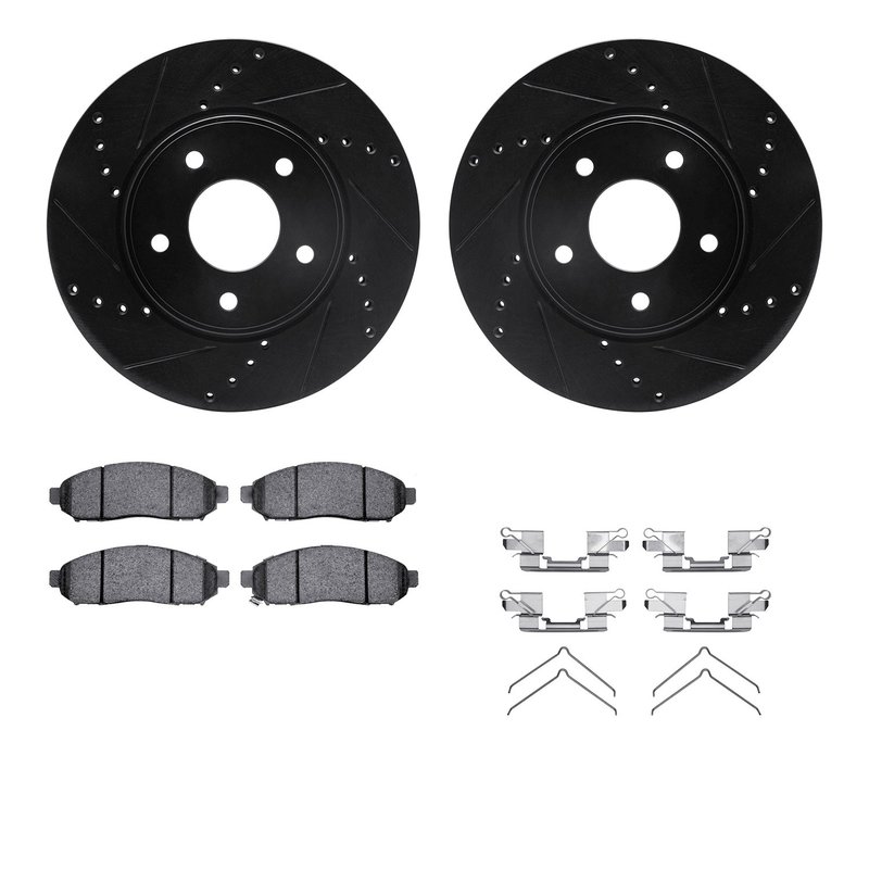 Dynamite Friction 8512-67115 Disc Brake Kit - Front
