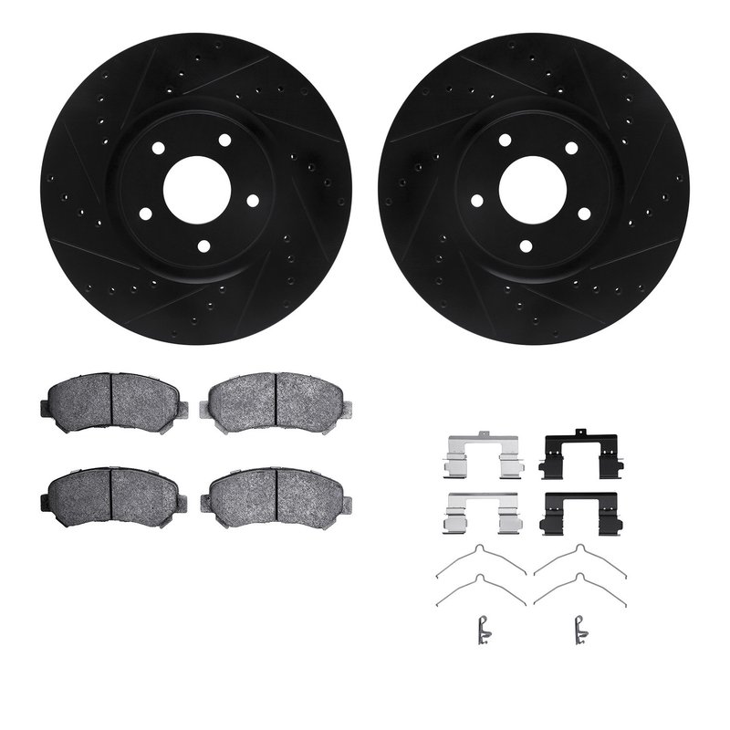 Dynamite Friction 8512-67117 Disc Brake Kit - Front