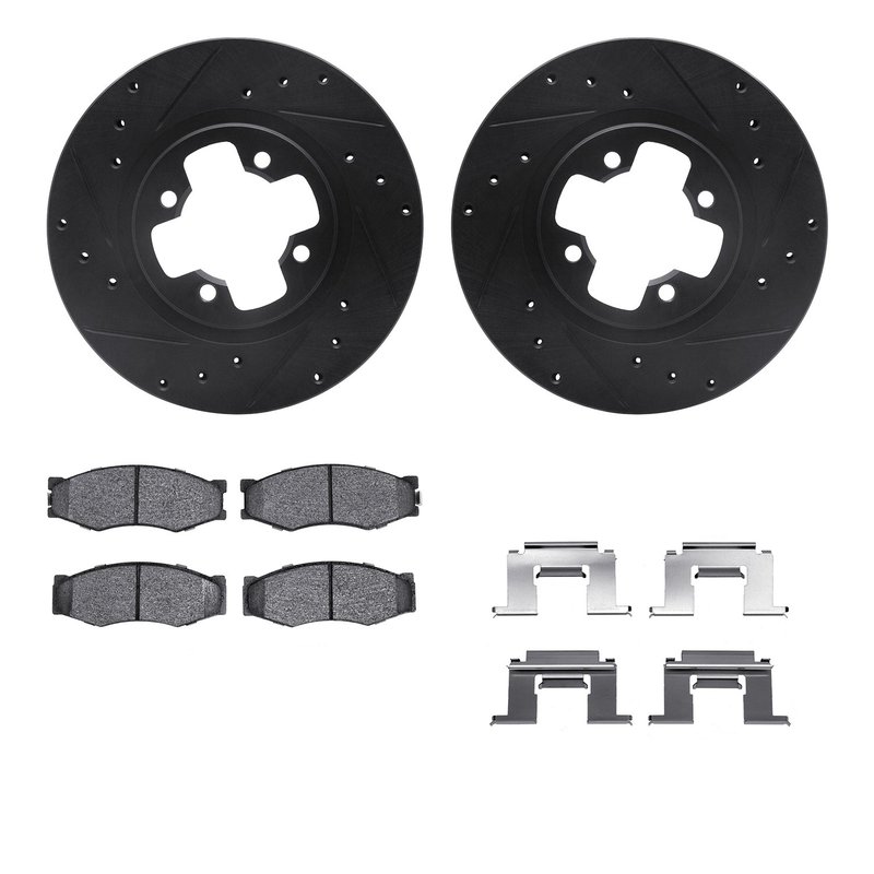 Dynamite Friction 8512-67136 Disc Brake Kit - Front