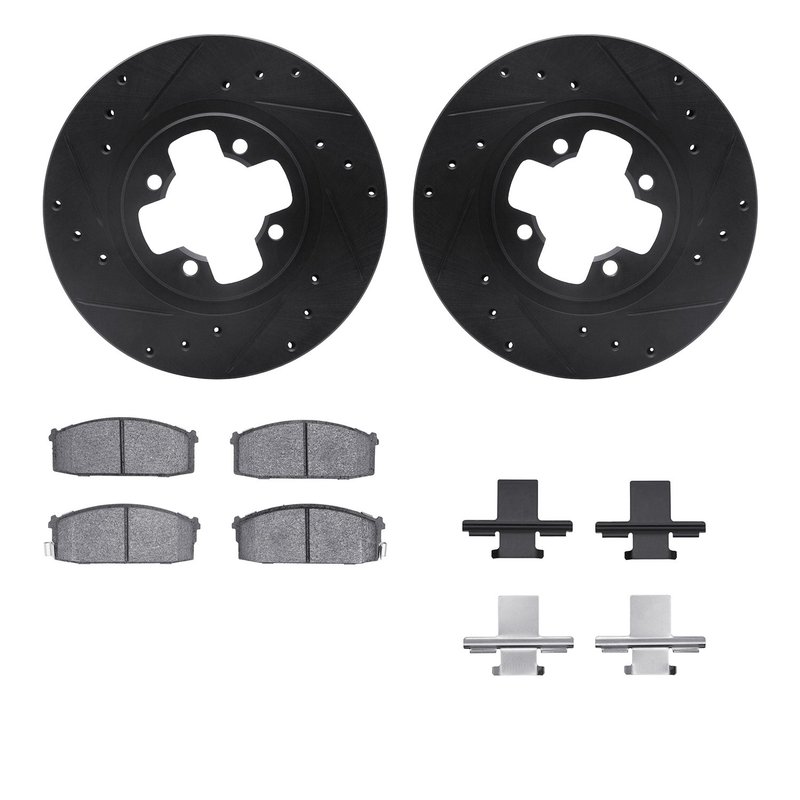 Dynamite Friction 8512-67139 Disc Brake Kit - Front
