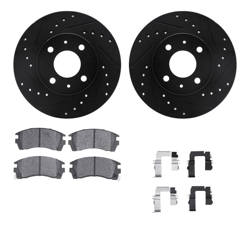 Dynamite Friction 8512-67152 Disc Brake Kit - Front