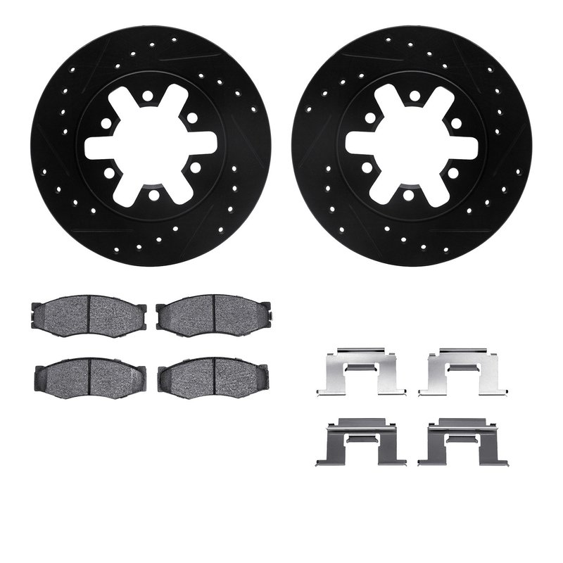 Dynamic Friction 8512-67272 Disc Brake Kit - Front