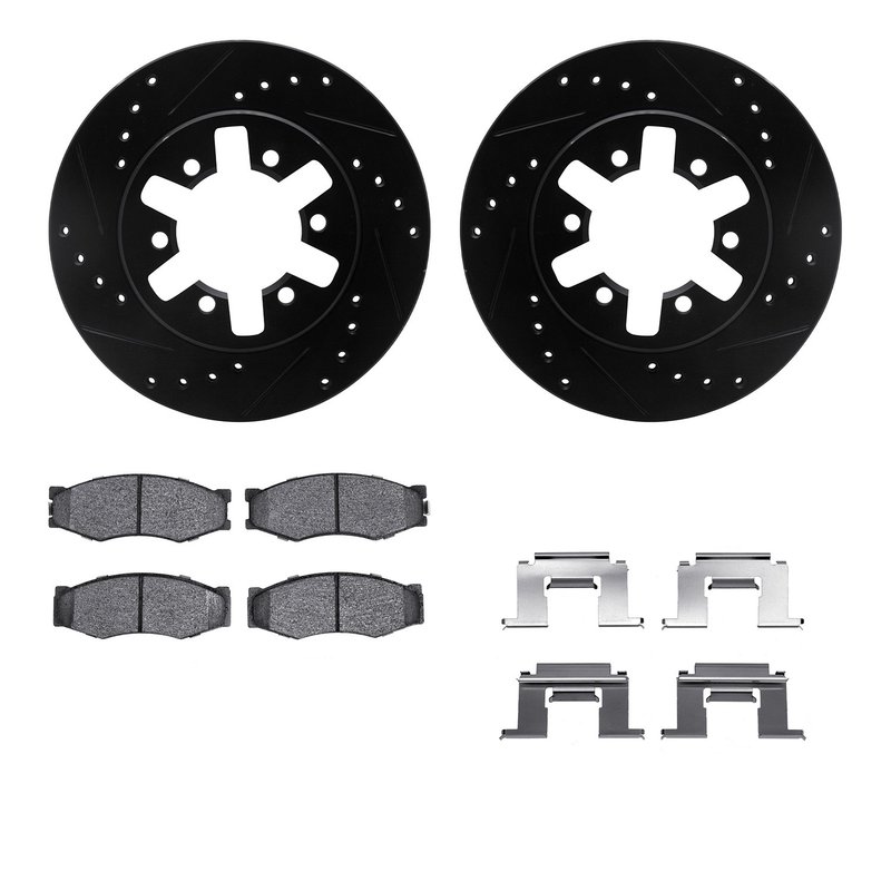 Dynamic Friction 8512-67284 Disc Brake Kit - Front