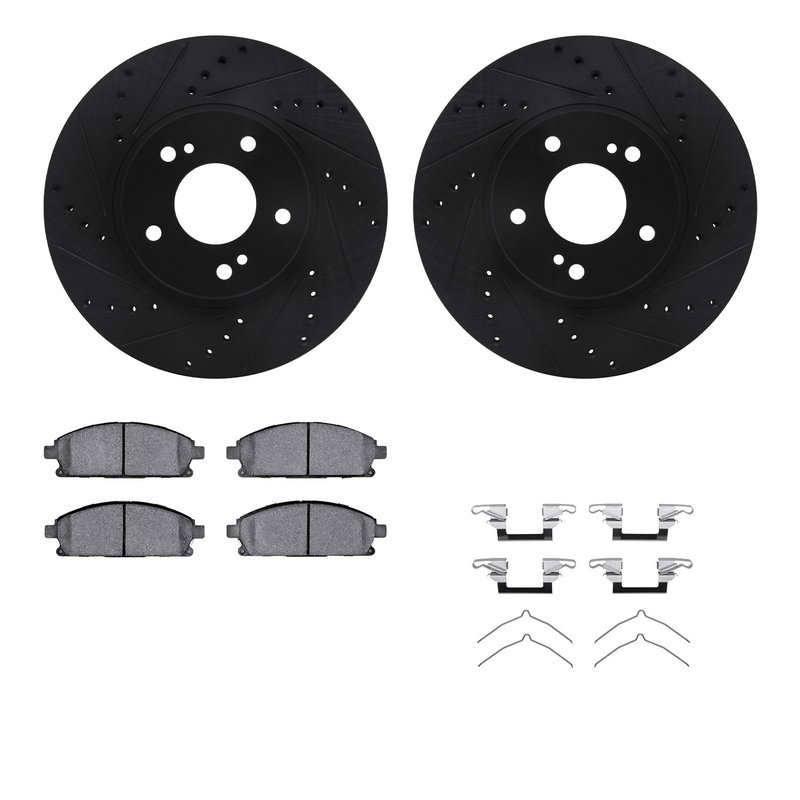 Dynamite Friction 8512-68004 Disc Brake Kit - Front