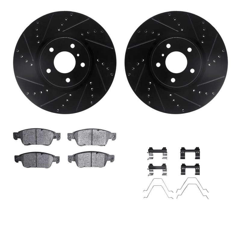 Dynamite Friction 8512-68059 Disc Brake Kit - Front