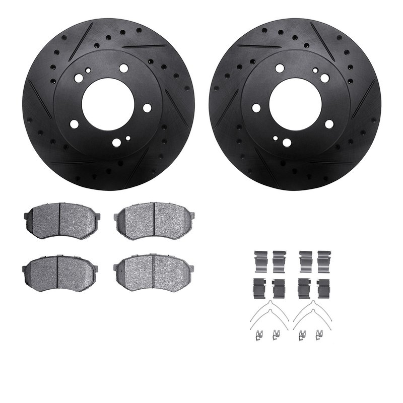 Dynamic Friction 8512-72008 Disc Brake Kit - Front