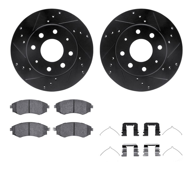 Dynamite Friction 8512-72036 Disc Brake Kit - Front