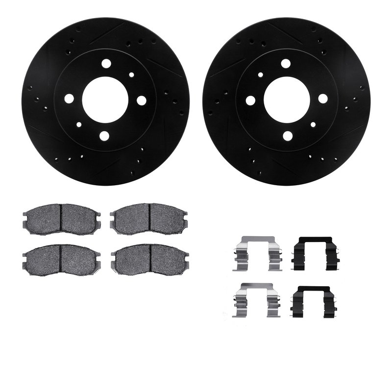 Dynamite Friction 8512-72040 Disc Brake Kit - Front