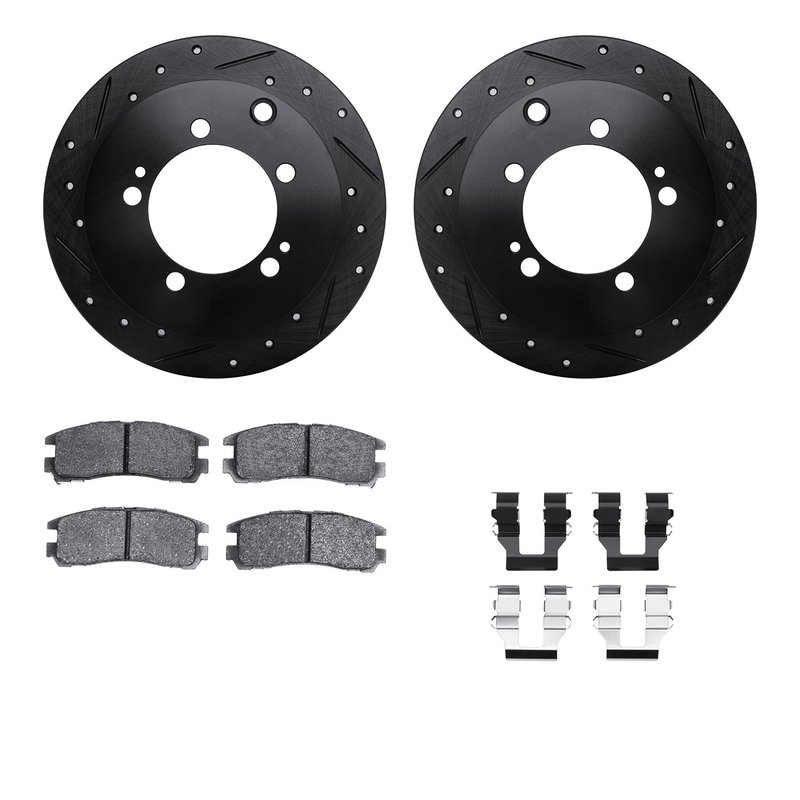Dynamite Friction 8512-72052 Disc Brake Kit - Rear
