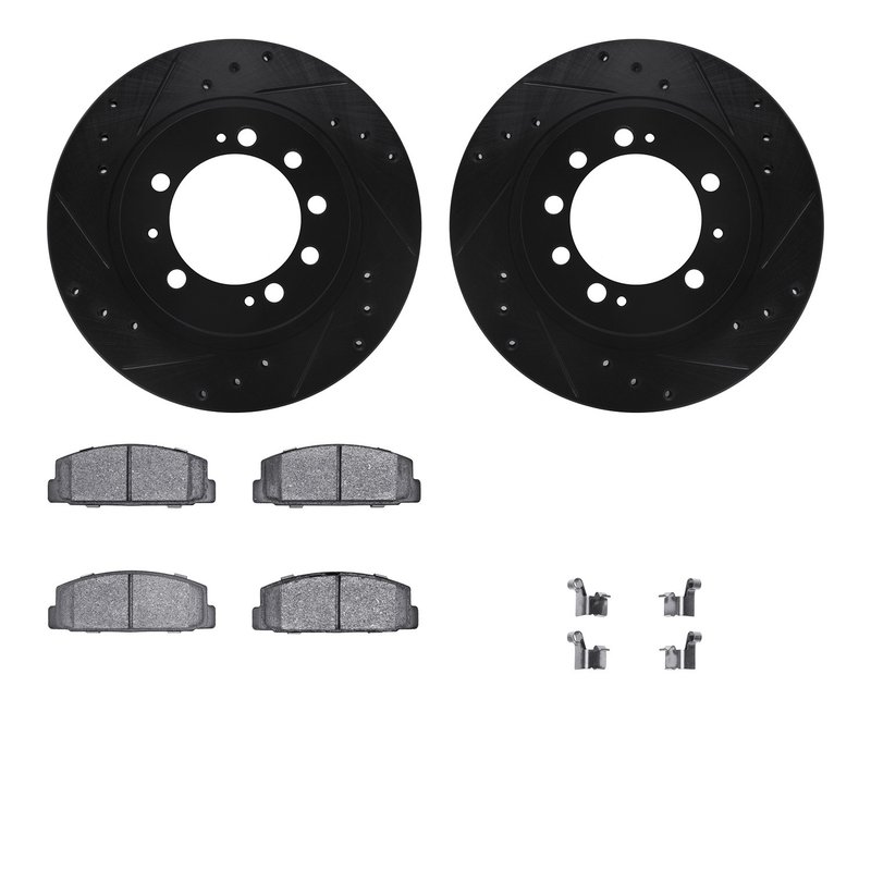 Dynamic Friction 8512-72077 Disc Brake Kit - Rear