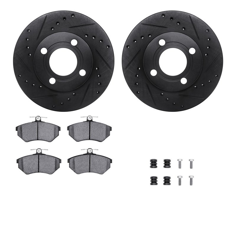 Dynamite Friction 8512-73008 Disc Brake Kit - Front