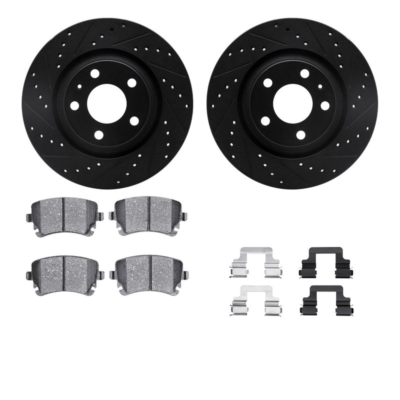 Dynamite Friction 8512-73038 Disc Brake Kit - Rear