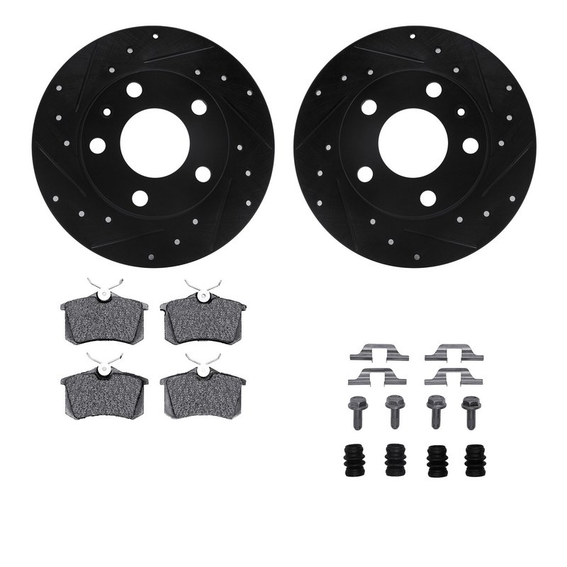 Dynamite Friction 8512-73053 Disc Brake Kit - Rear