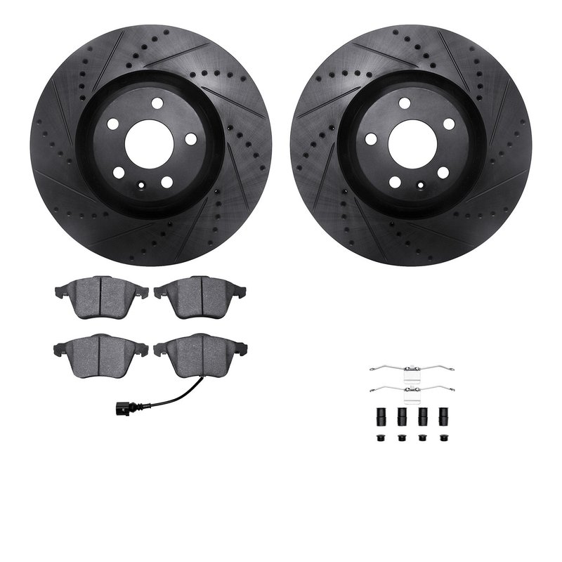 Dynamite Friction 8512-73063 Disc Brake Kit - Front