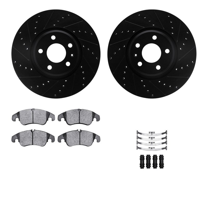 Dynamite Friction 8512-73066 Disc Brake Kit - Front