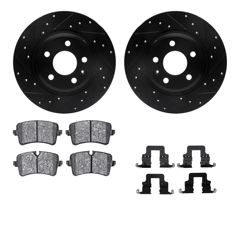 Dynamic Friction 8512-73076 Disc Brake Kit - Rear