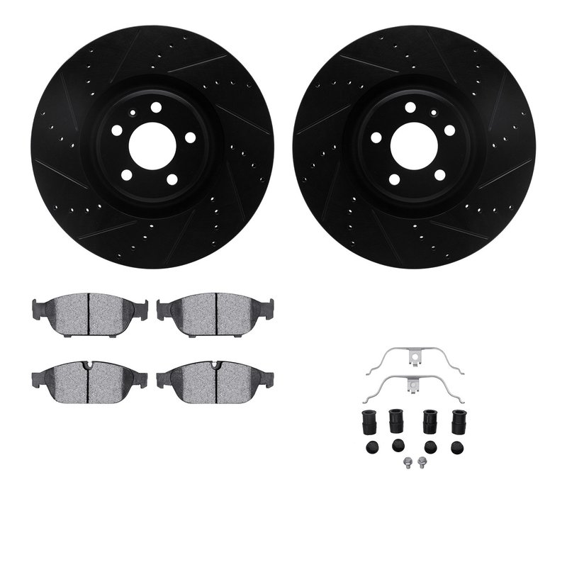Dynamite Friction 8512-73085 Disc Brake Kit - Front