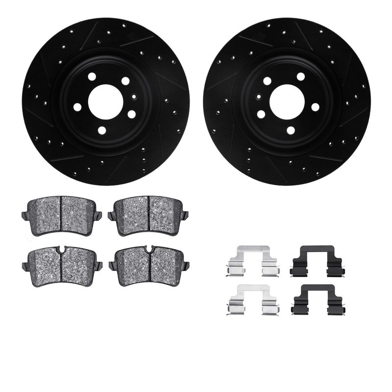 Dynamite Friction 8512-73091 Disc Brake Kit - Rear