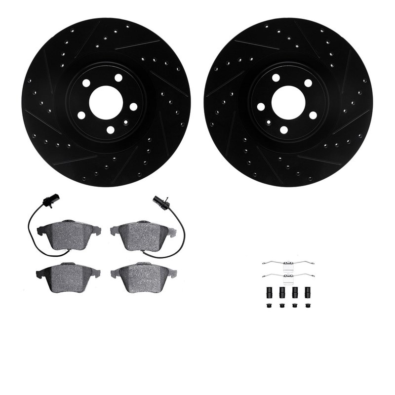 Dynamite Friction 8512-73211 Disc Brake Kit - Front
