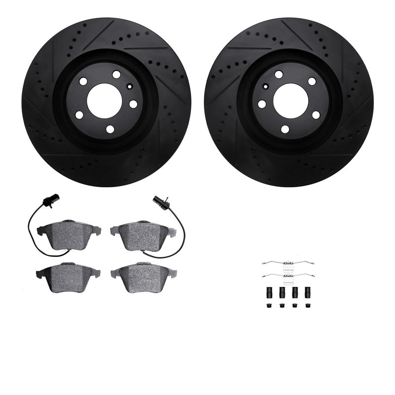 Dynamite Friction 8512-73250 Disc Brake Kit - Front