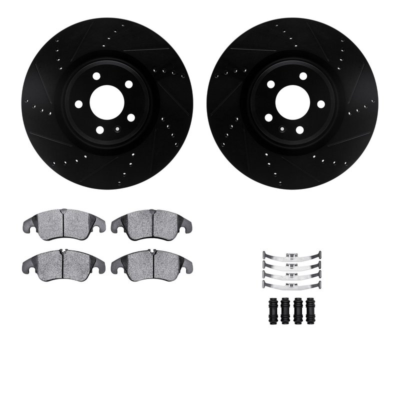 Dynamite Friction 8512-73407 Disc Brake Kit - Front