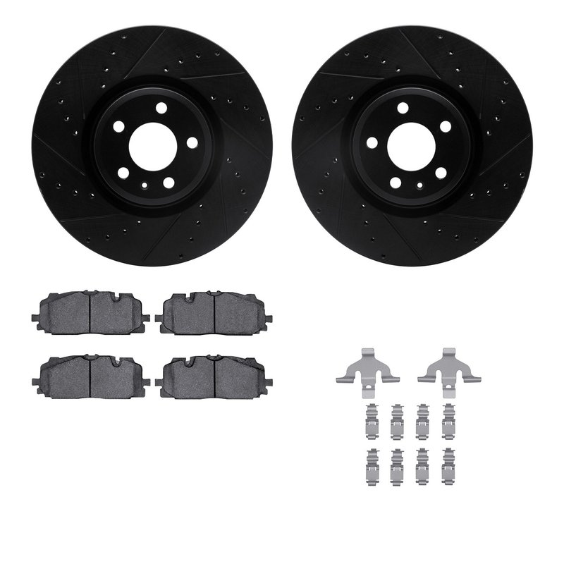 Dynamite Friction 8512-73450 Disc Brake Kit - Front