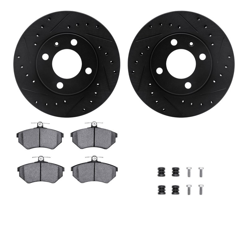 Dynamite Friction 8512-74003 Disc Brake Kit - Front