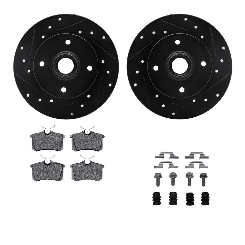 Dynamite Friction 8512-74004 Disc Brake Kit - Rear