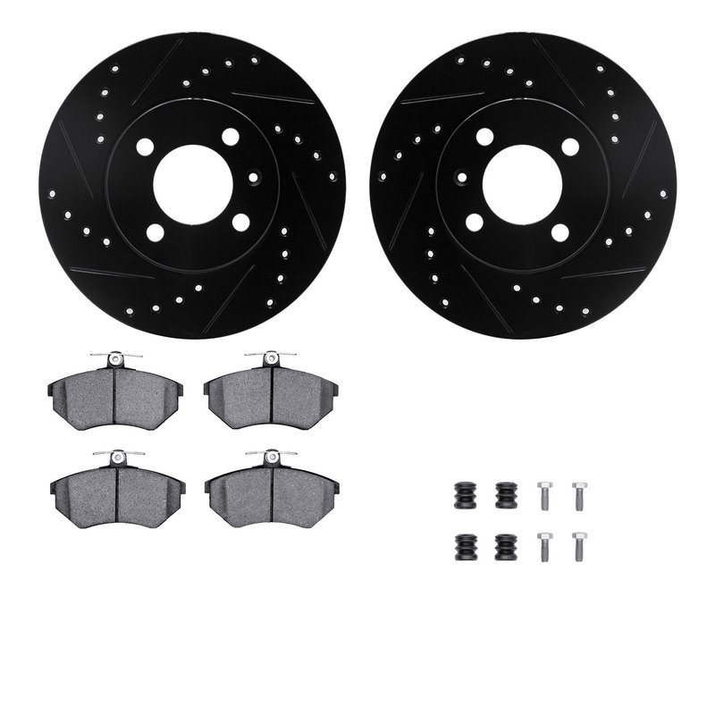 Dynamite Friction 8512-74008 Disc Brake Kit - Front