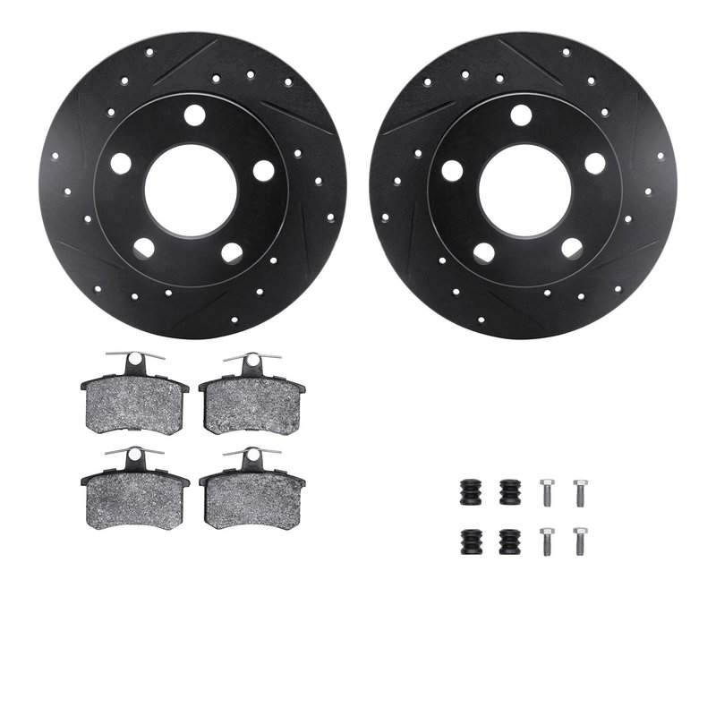 Dynamite Friction 8512-74016 Disc Brake Kit - Rear