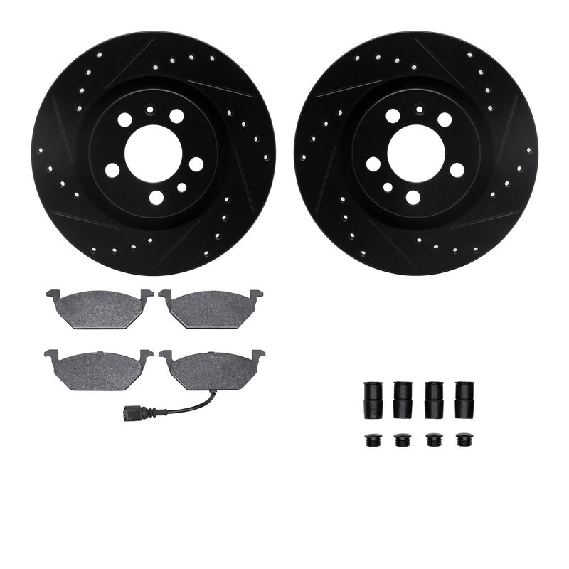 Dynamite Friction 8512-74028 Disc Brake Kit - Front