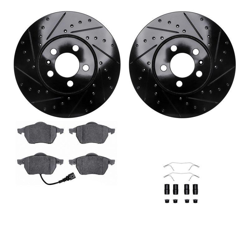 Dynamite Friction 8512-74038 Disc Brake Kit - Front