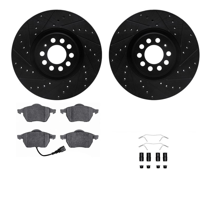 Dynamic Friction 8512-74042 Disc Brake Kit - Front