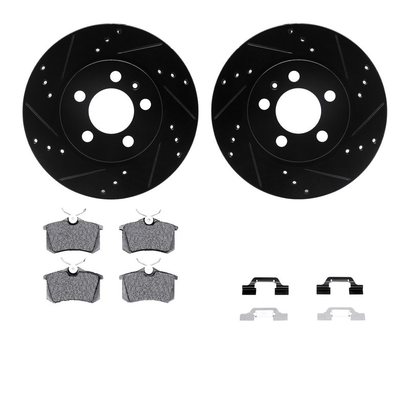 Dynamite Friction 8512-74046 Disc Brake Kit - Rear