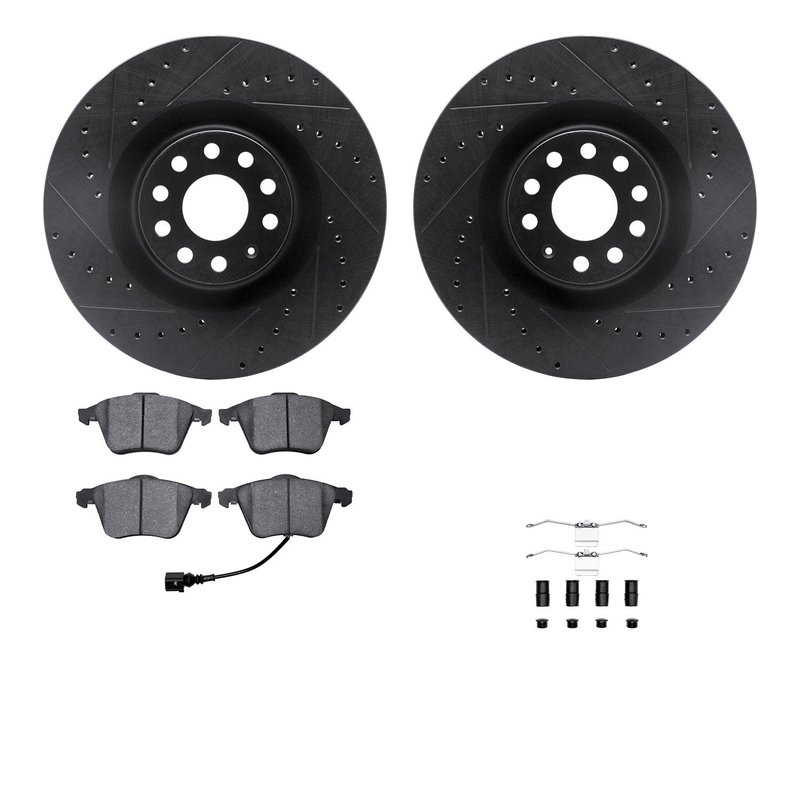 Dynamite Friction 8512-74057 Disc Brake Kit - Front