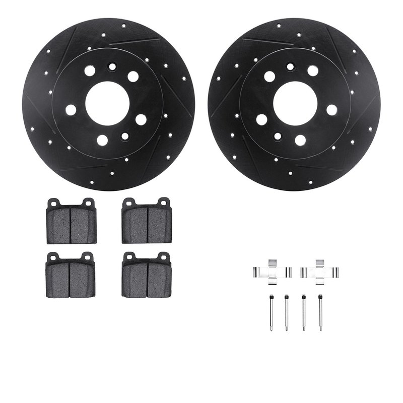 Dynamite Friction 8512-74073 Disc Brake Kit - Front